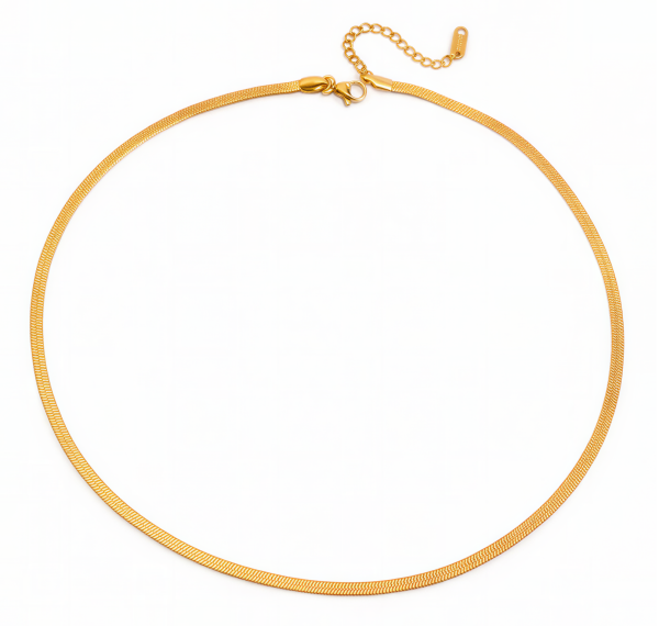 ELENYS Seline – pozlacený náhrdelník 18K žluté zlato Délka: 38+5 cm / max. 43 cm