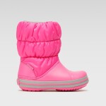 Kotníkové boty Crocs WINTER PUFF BOOT T 14613-6TR Materiál - Croslite,Látka/-Látka