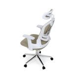 Kancelářská židle, houpací mechanismus, béžová síťovina, KA-K2031 BGE