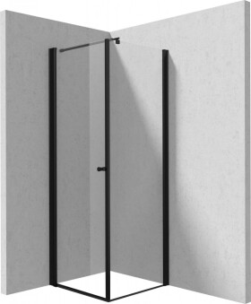 DEANTE - Sprchový kout Kerria Plus černá, čtvercová, 90x90 cm KKNNW09S09