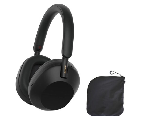 Sony bezdrátová sluchátka WH-1000XM5 Soft case, EU, černá EDF_1289924