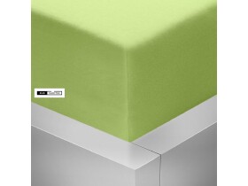 Stanex Jersey napínací prostěradlo zelené jablko ROZMĚR: (š/d/v) 90 x 200 x 20 cm