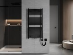 MEXEN/S - Ares radiátor + topná tyč 1200 x 600 mm, 600 W, černá W102-1200-600-6600-70