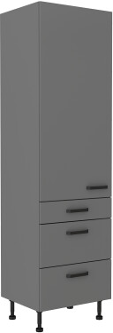 Vysoká potravinová skříňka Nessa 60 DKS-215 3S1F - Premium Box
