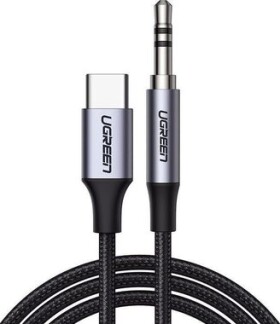 UGREEN CM450 Kabel USB-C (M) - 3.5mm Jack (M) 1m černá (6957303821921)