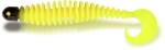 Black Cat Gumová nástraha Curly Worm Yellow Zombie,Black Cat Gumová nástraha Curly Worm Yellow Zombie