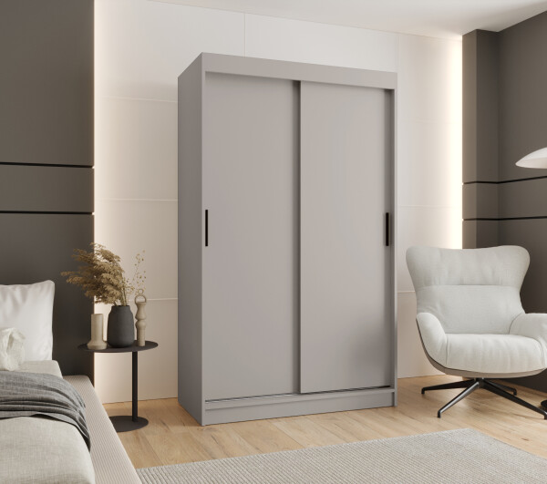 Šatní skříň Abi Rubino T Rozměry: 120 cm, Barva korpusu + barva dveří: Kašmír