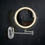 REA - Zrcadlo LED Glow Chrome HOM-70003
