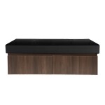 Koupelnová skříňka s umyvadlem SAT Evolution 118x30x44,8 cm ořech mat SATEVO120NAU2B SATEVO120NAU2B