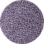 Cukrovo-rýžové perly levandulové perleťové 3-4mm 80g - I LOVE CAKES