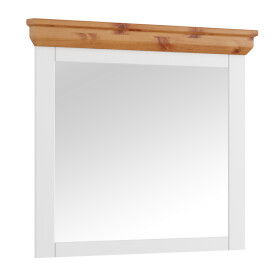 Massivo.cz Zrcadlo Marone Elite 80x95 cm, bílá-dřevo, masiv, borovice