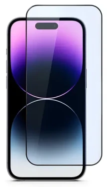 OEM tvrzené sklo Edge to Edge Apple iPhone 15 Plus černý okraj / Ochranné sklo / Lepení přes celý displej (197877)