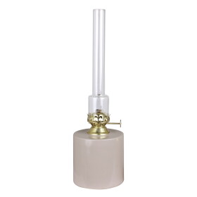 Strömshaga Petrolejová lampa Straight Beige Large, béžová barva, sklo