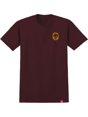 Spitfire LIL BIGHEAD MAROON w/ GOLD Print pánské tričko s krátkým rukávem - M