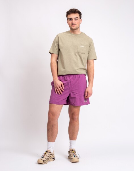 Patagonia M's Baggies Shorts - 5" '95 Oval Logo: Faded Magenta M