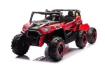 Mamido Elektrické autíčko Buggy UTV 4x4 s vlečkou 24V | 4x200W červené