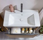 VILLEROY & BOCH - Subway 3.0 Umyvadlo 80x47 cm, s přepadem, otvor pro baterii, CeramicPlus, Stone White 4A7080RW