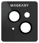 SwitchEasy LenzGuard černá / Ochranné sklo čoček fotoaparátu / Safír / Apple iPhone 15/15 Plus (MPH517029BK23)