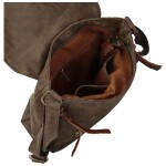 Trendy dámská koženková crossbody kabelka Anelise, coffee