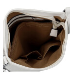 Trendy dámská koženková crossbody kabelka Tande, bílá