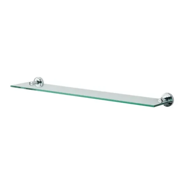 Spirella ATLANTIC nástěnná polička 40 cm chromovaná ocel / sklo (7610583064189)