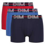 Pánské boxerky 3 ks DIM POWERFUL BOXERS 3x - DIM - červená XL