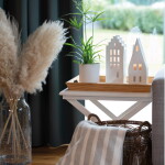 Räder Porcelánový svícen dům Gable House 31,5 cm, bílá barva, porcelán