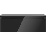 MEXEN/S - Orio koupelnová skříňka pod umyvadlo 70 cm s deskou, 1 šuplík, černá lesk 91A10-07023-1-BFC70
