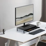 Maclean MC-946 černá / Stojan pod monitor a notebook / 13-32" / volně stojící / nosnost 20 kg / výška 11-15 cm (MC946)