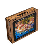 UNIDRAGON dřevěné puzzle ITALSKÁ RIVIÉRA velikost M (31x23cm) - EPEE Plus-Plus