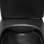 WC kombi komplet SAT Infinitio černá matná mat vario odpad SATINF031VPSNBKM SATINF031VPSNBKM