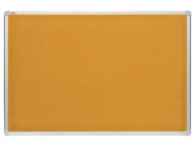 2x3 Premium 155x57,5 cm hnědá / Korková tabule / Hliníkový rám ALU23