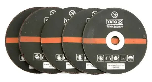 YATO Souprava řezných kotoučů na kov / Korundové / 5 ks
