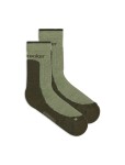 Dámské merino ponožky ICEBREAKER Wmns Merino Hike+ Medium Crew, Lichen/Dark Loden velikost: 38-40 (M)