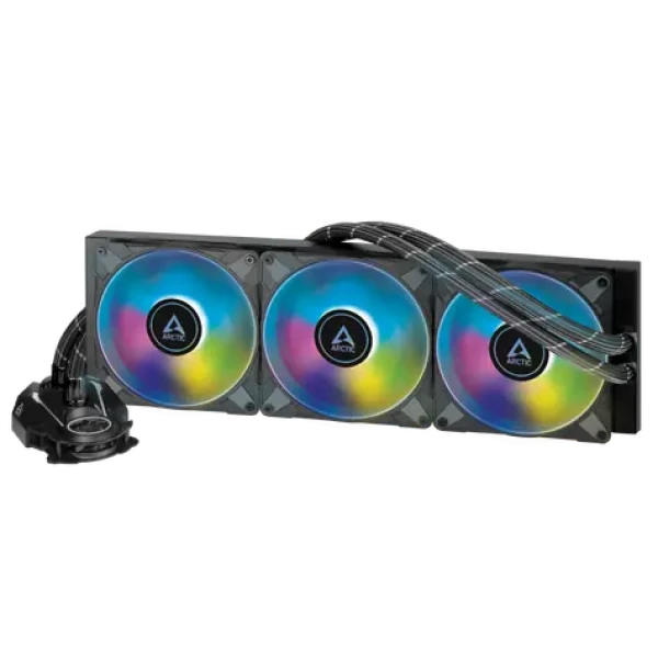 ARCTIC Liquid Freezer II 420 A-RGB / 3x 140 mm / Fluid Dynamic Bearing / 0.3 Sone / 200 - 1900 RPM / Intel + AMD (ACFRE00109A)