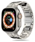 Tech-Protect Stainless Line titanová / Řemínek pro Apple Watch 4/5/6/7/8/9/SE/Ultra 1/2 / článkový tah / 42/44/45/49 mm