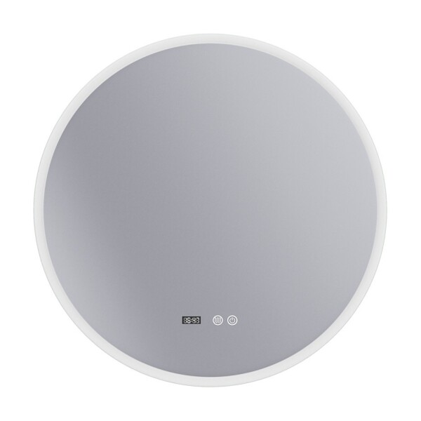 Erga Deam, kulaté LED zrcadlo 80cm, 3 barvy světla, přední osvětlení, vyhřívací podložka proti zapaření, ERG-V01-Deam-8080-CL ERG-V01-DEAM-8080-CL
