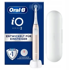 Oral-B iO Series 2 Calm Pink / Elektrický zubní kartáček / 3 režimy / cestovní pouzdro / časovač (8700216615143)