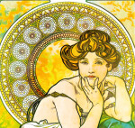 Nástěnný kalendář vázankový/kravata 2026 Helma - Alfons Mucha