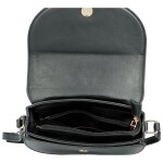 Módní dámská koženková crossbody kabelka Caila, černá