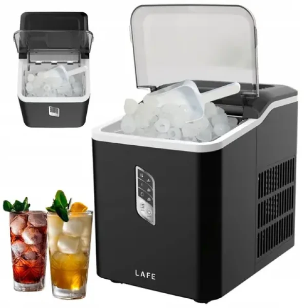 Lafe IceTwist PRO černá / Výrobník ledu / 1,5 l / 120 W / 12 kg/den (LAFLOD47684)
