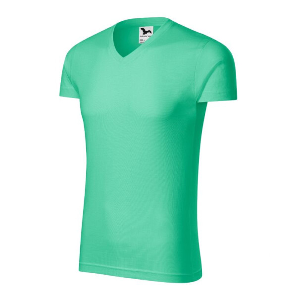 Pánské tričko s výstřihem do V Slim Fit M MLI-14695 - Malfini L
