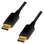 LogiLink DisplayPort 1.2 černá / Kabel DisplayPort / 1 m / 4K/60 Hz (CD0100)