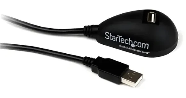 StarTech USB kabel černá / Kabel / USB-A - USB-A / USB 2.0 / 1,5 m / 480 Mbit/s (USBEXTAA5DSK)
