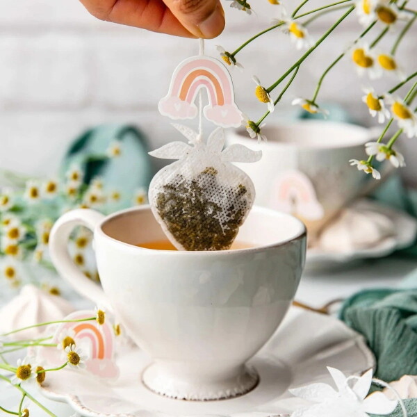 TEA HERITAGE Čaj Rooibos s příchutí Galette des rois / Strawberies – 5 ks, multi barva, papír, textil