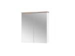 COMAD - Zrcadlová skříňka 60cm 2 dvířka BALI bílá 5907611647523