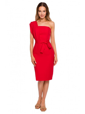 Dámské šaty model 18124465 červené červená Moe