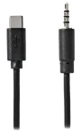 Nedis USB-C - Jack 3.5 mm černá / Audio adaptér / 1 m (CCGL65950BK10)