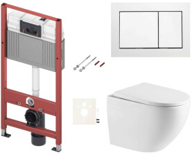 Závěsný WC set do lehkých stěn / předstěnová SAT SIKOTSTOR67400 SIKOTSTOR67400