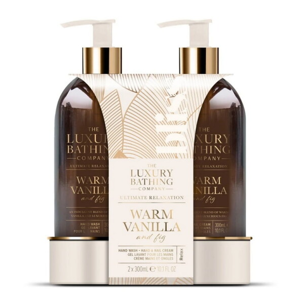 Grace Cole Dárková sada s péčí o ruce Warm Vanilla/Fig, hnědá barva
